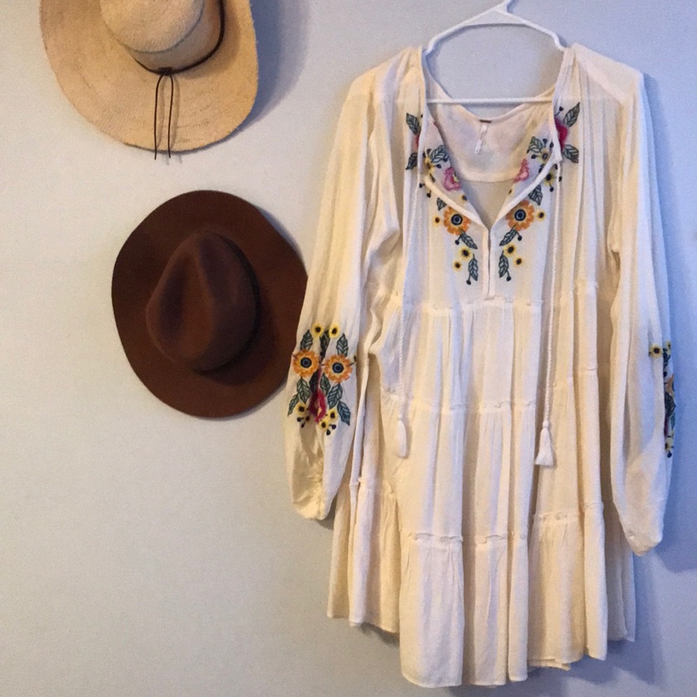 free people embroidered dress